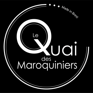Logo Quai des Maroquiniers blanc