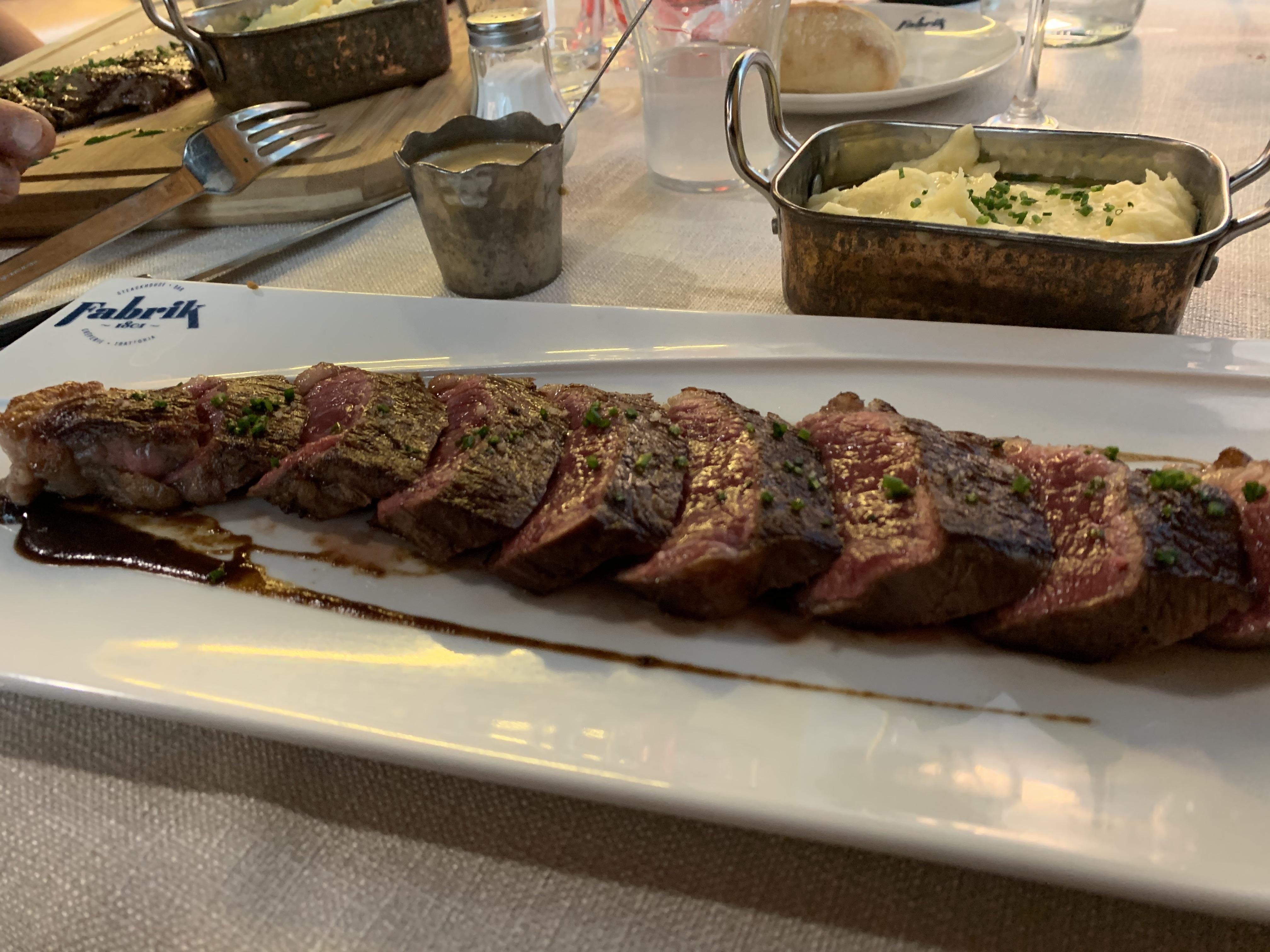 Plat Steakhouse La Fabrik 1801