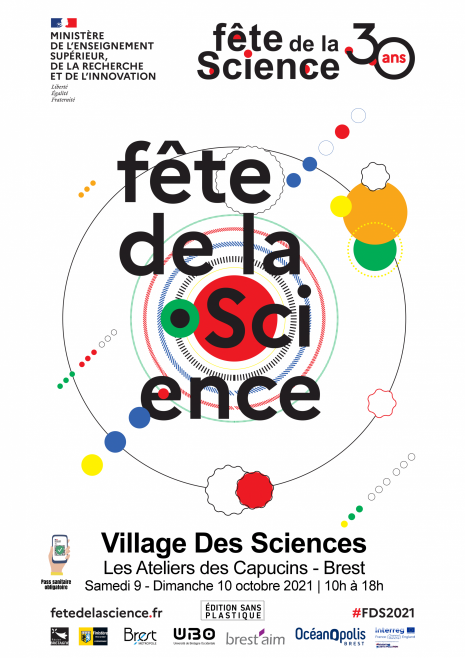 Village des Sciences – Fête de la Science en Finistère – Édition 2021 – 30 ans