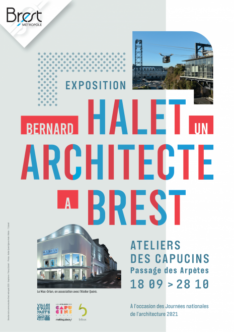 Exposition : "Bernard Halet : un architecte à Brest"