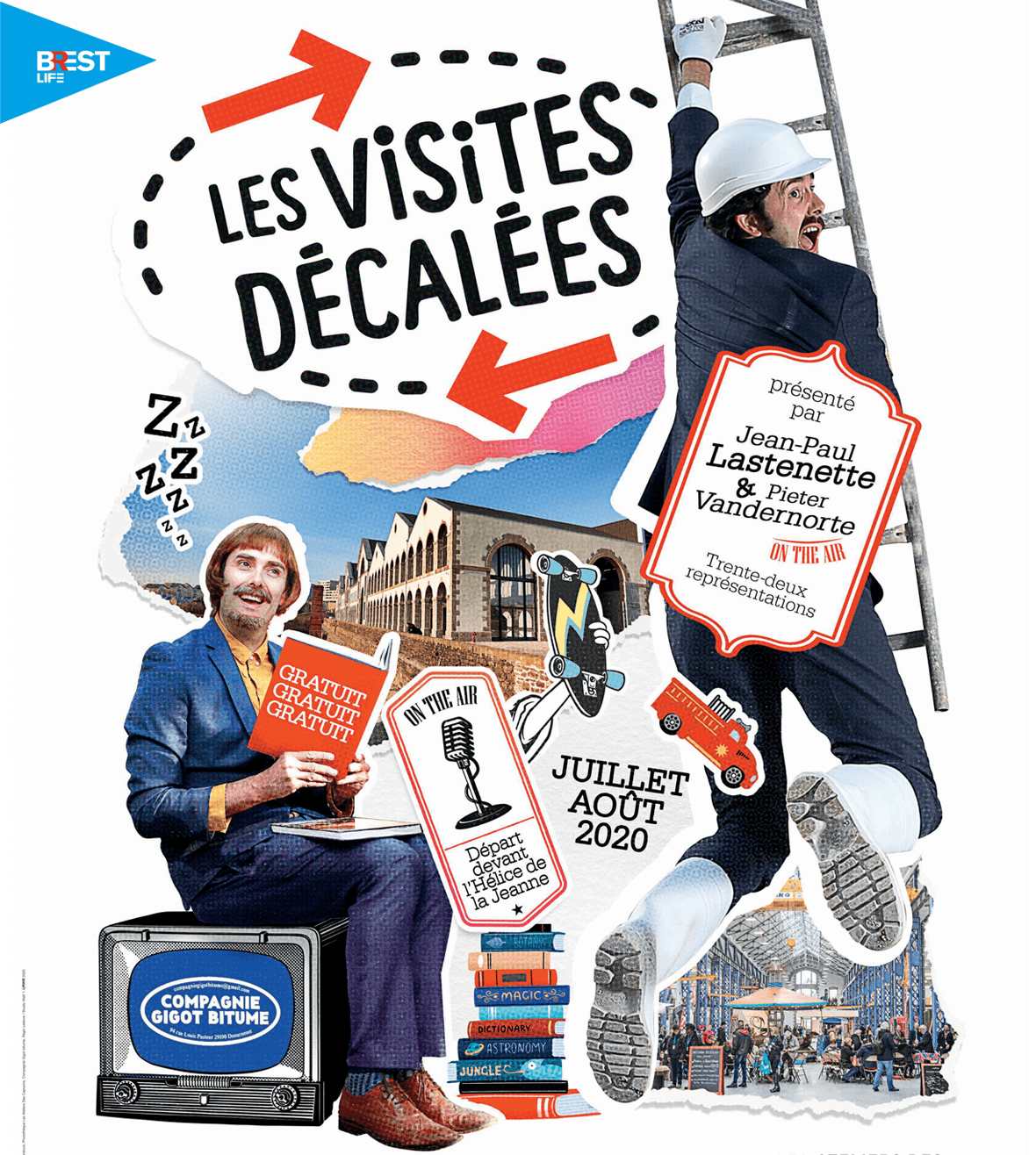 Affiche visites décalées