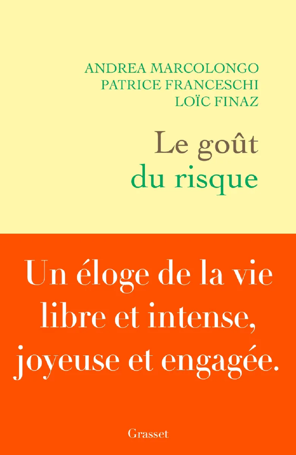 Couverture ud livre Le goût du risque