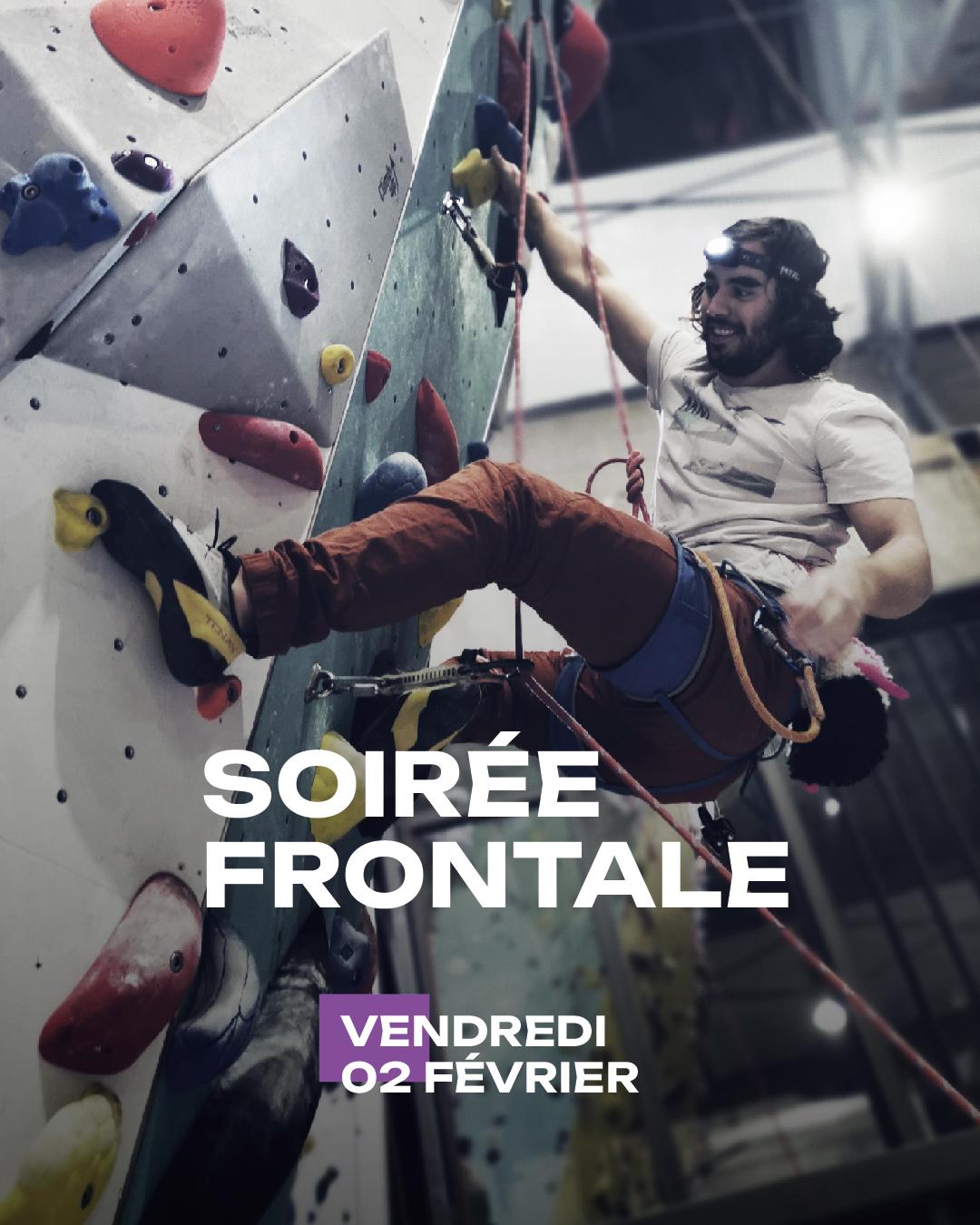 SOIRÉE GRIMPE À LA FRONTALE
