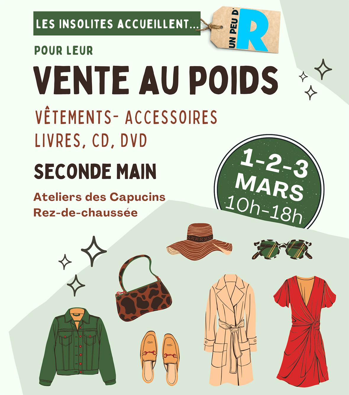 Les Insolites - Vente au poids de vêtements, accessoires...