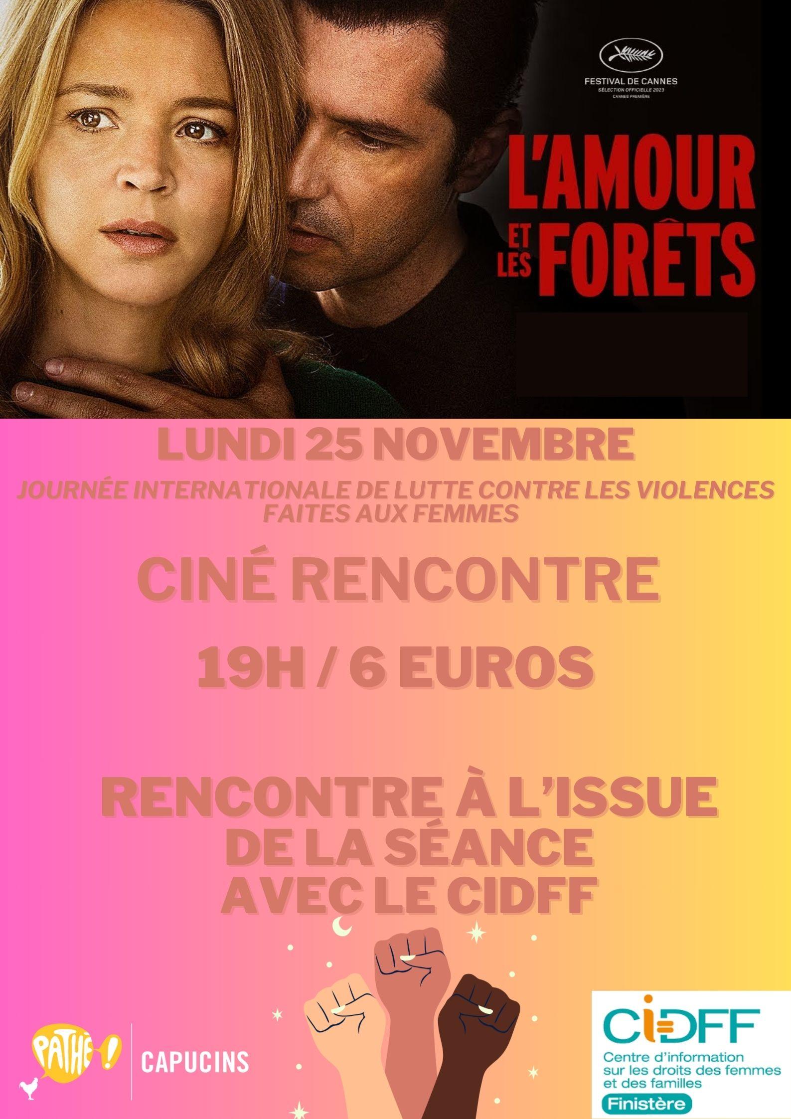 Ciné Rencontre : L'Amour et les Forêts 