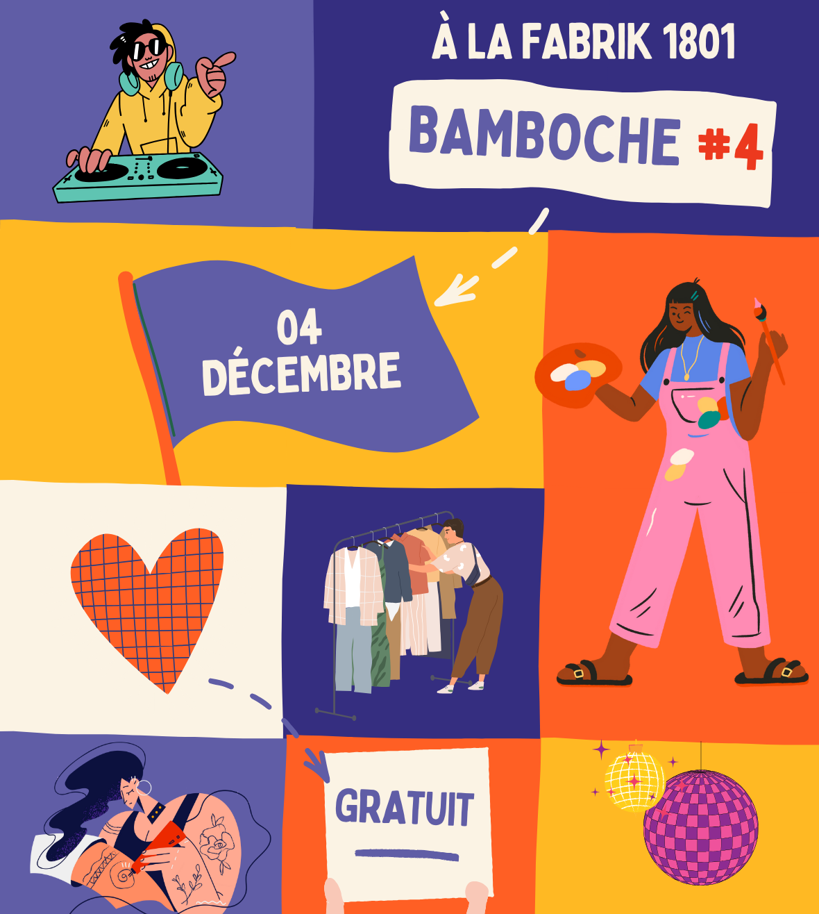 Bamboche 4 Fabrik 1801