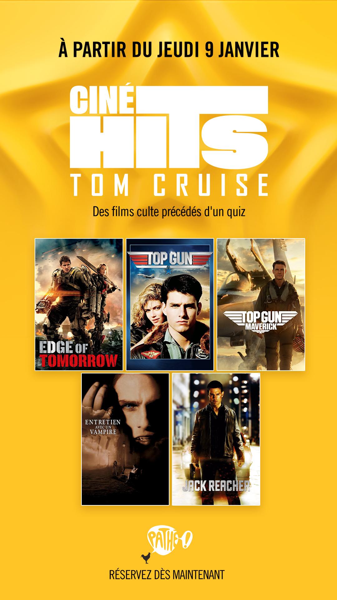 Soirée Ciné Hits : Tom Cruise 
