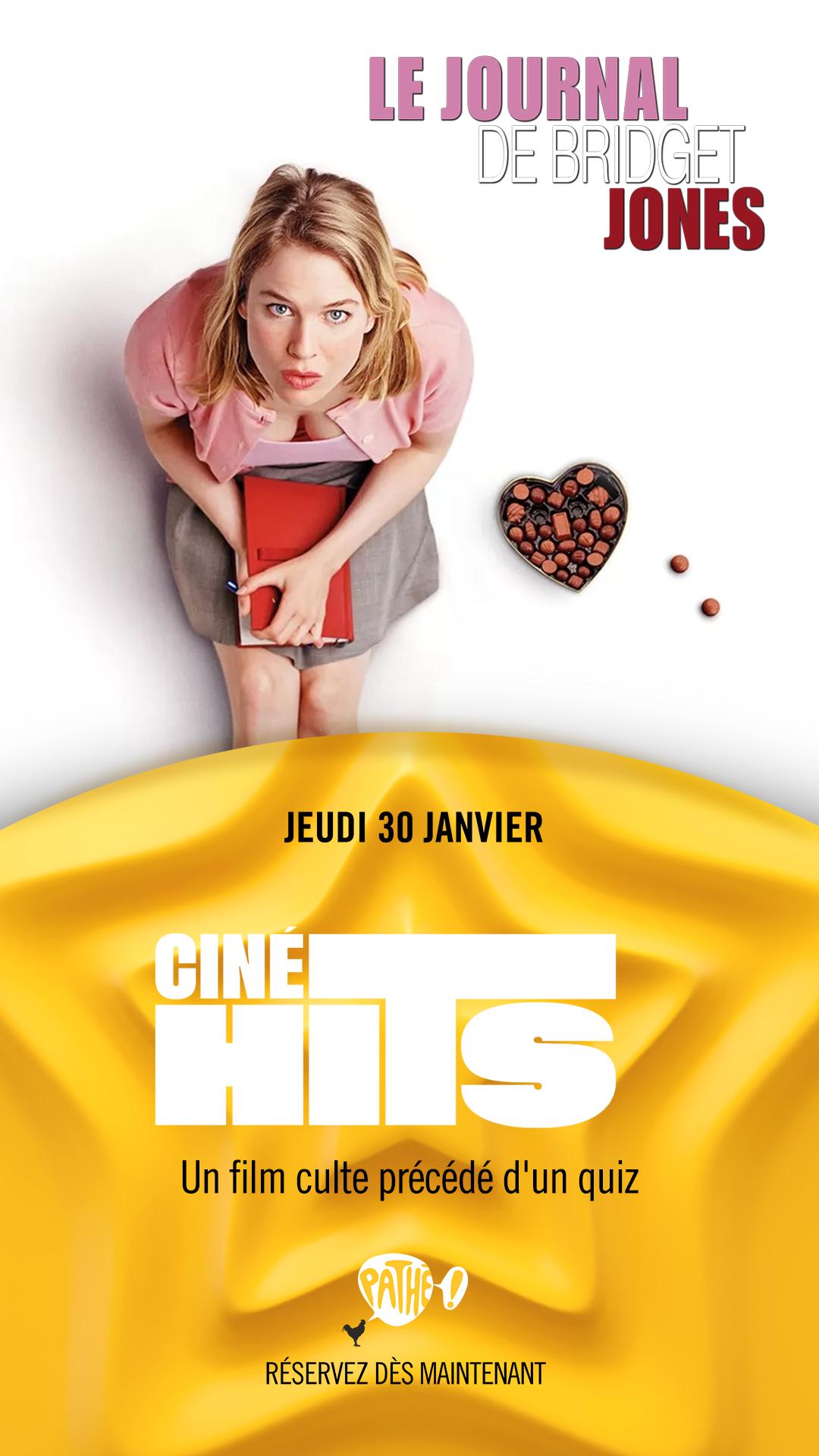 Soirée Ciné Hits : Le journal de Bridget Jones 