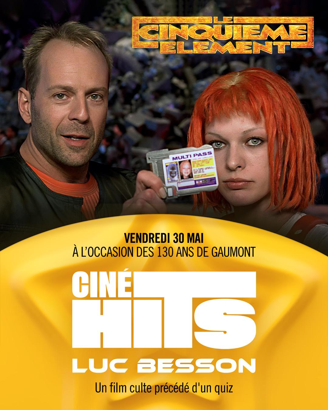 CinéHITS Affiche du film Le cinquième élément - Pathé Capucins