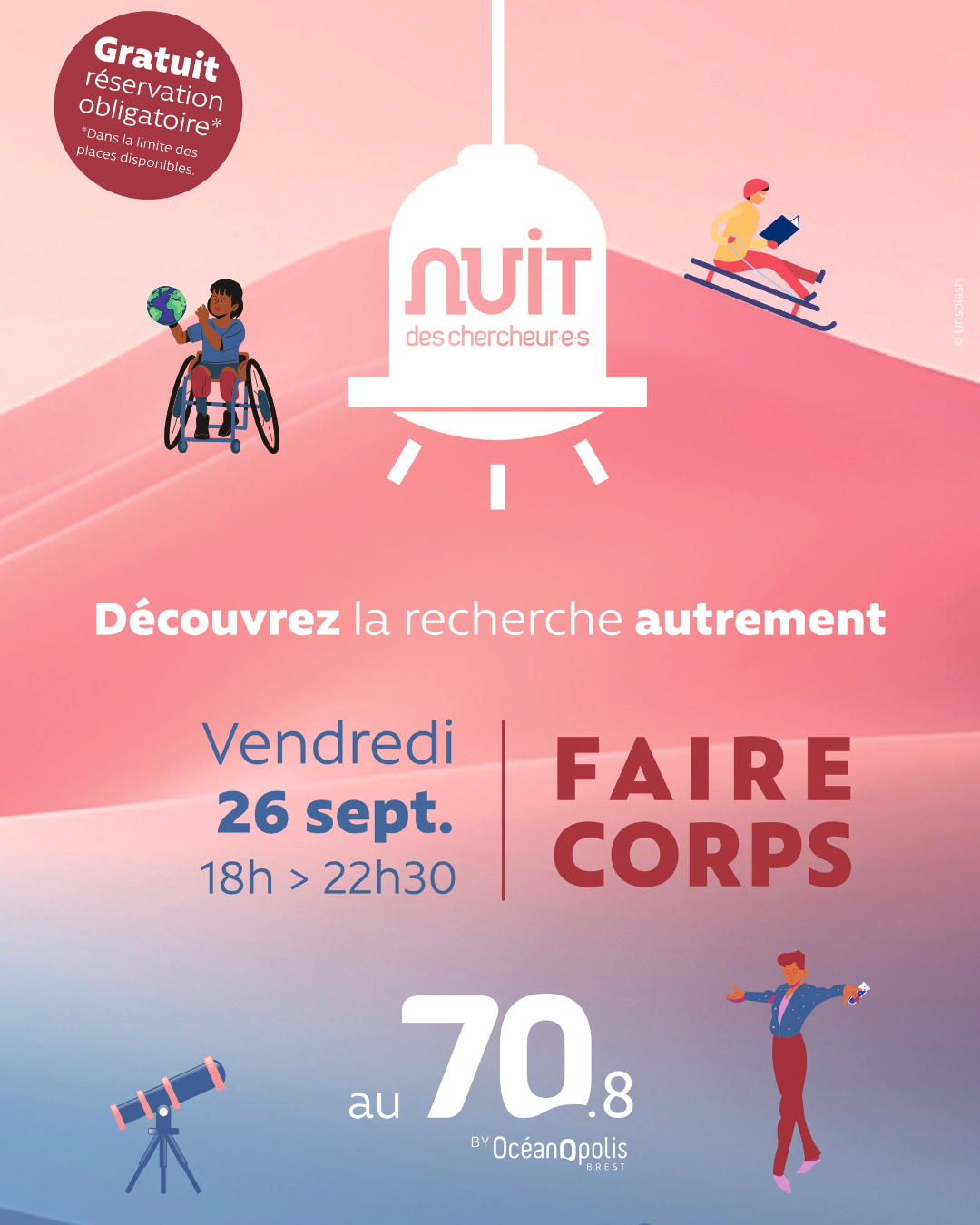 Nuit des chercheur·e·s 2025 au 70.8