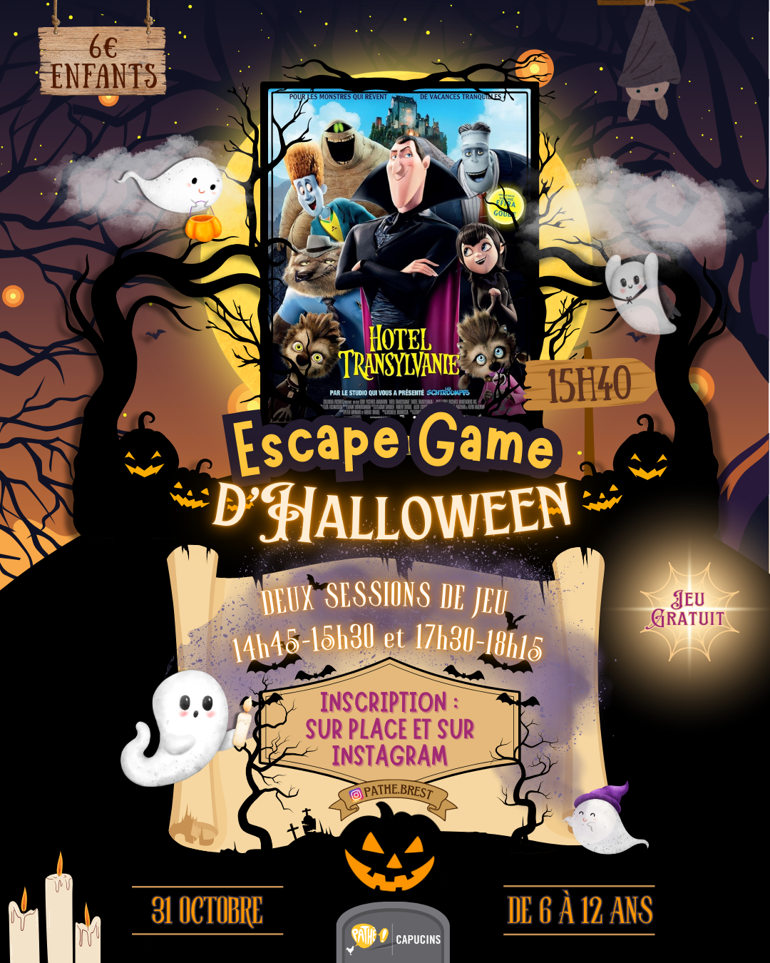 Hôtel Transylvanie - Escape Game d'Halloween