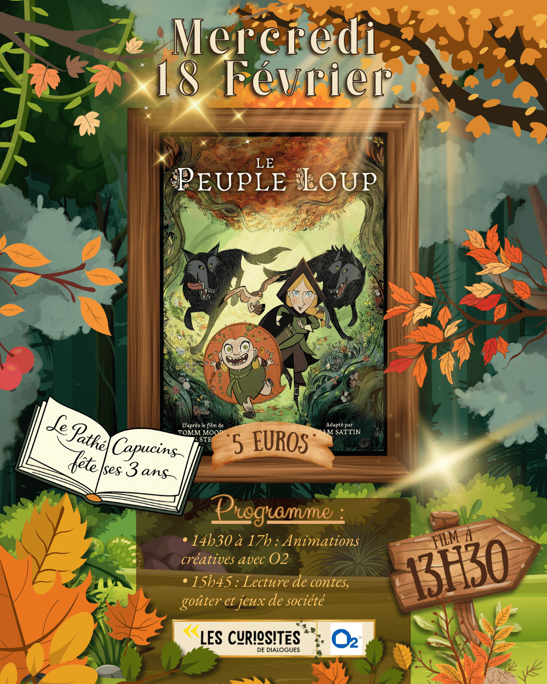 Projection spéciale : « Le Peuple Loup » – 3 ans du cinéma