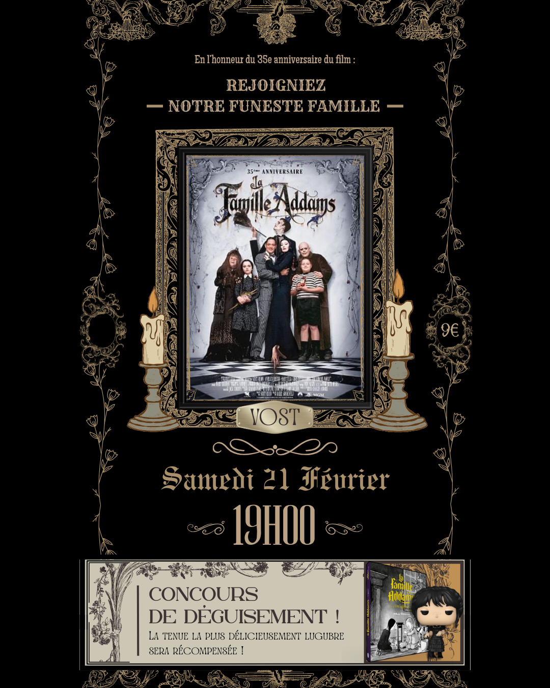 Séance événement — 35e Anniversaire du film "La famille Addams"