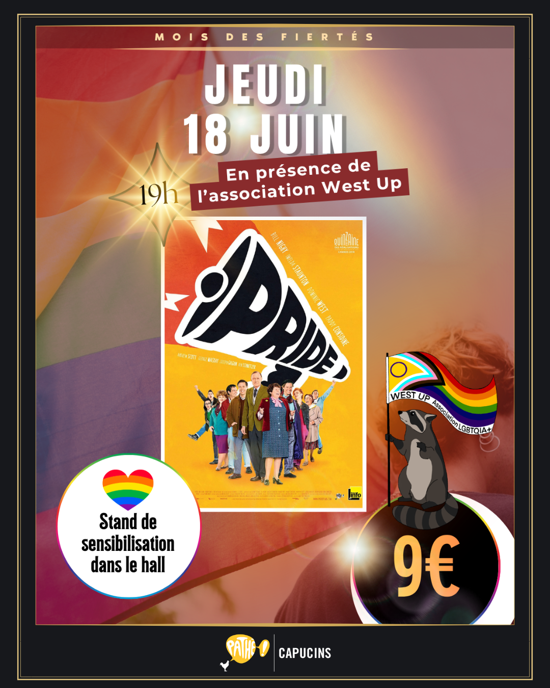 "Pride" - SOIRÉE FIERTÉS !