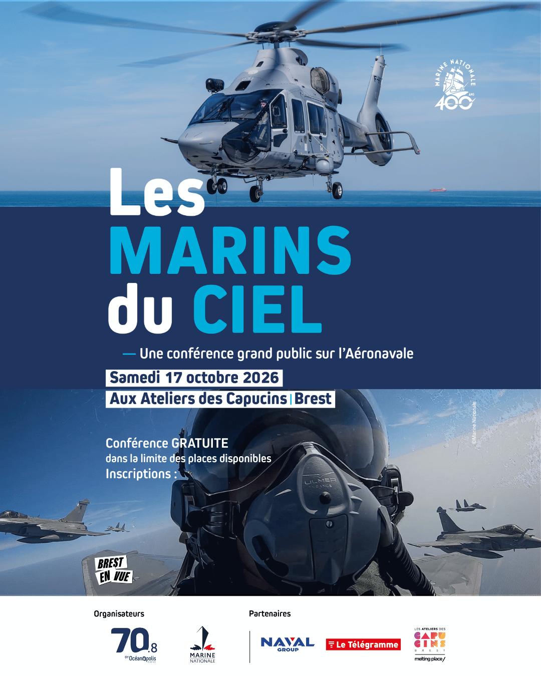 Affiche conférence – « Les marins du ciel »