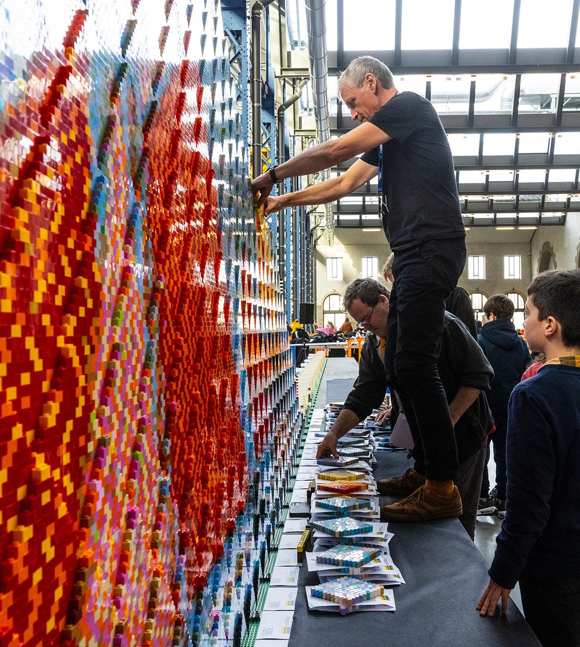 Fresque Lego