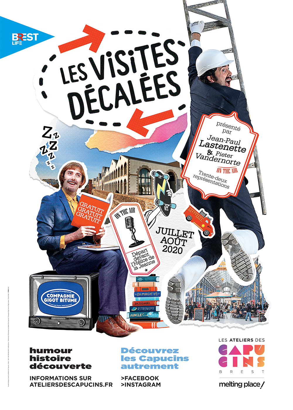 Affiche visites décalées
