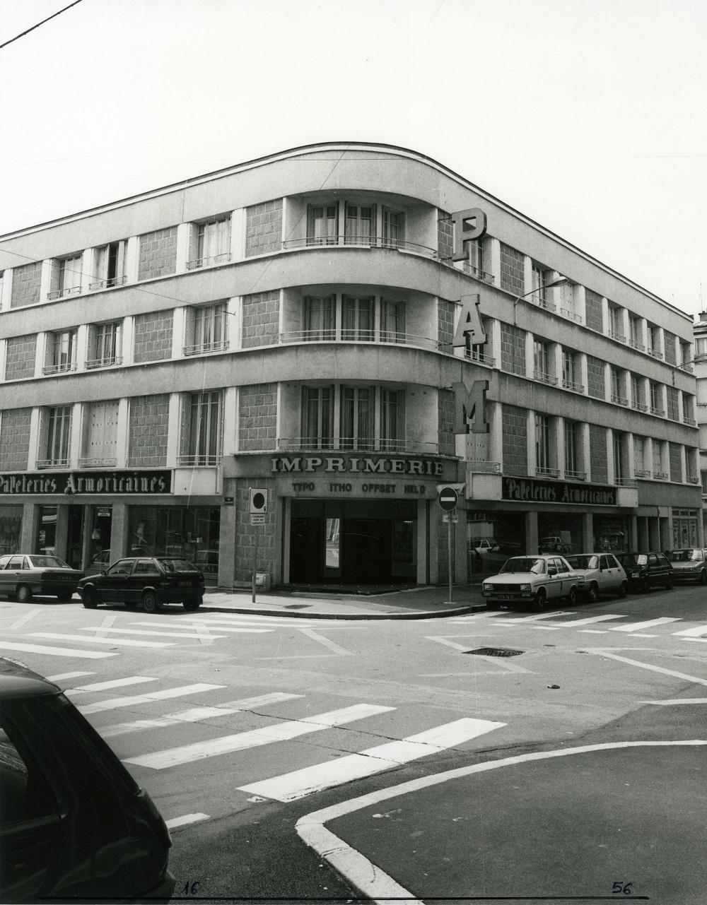 Le bâtiment de la PAM / Archives de Brest