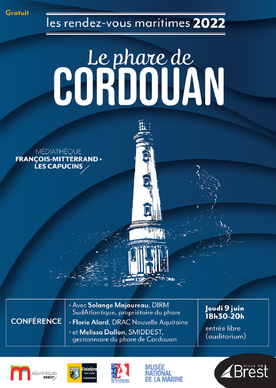 Affiche phare de Cordouan
