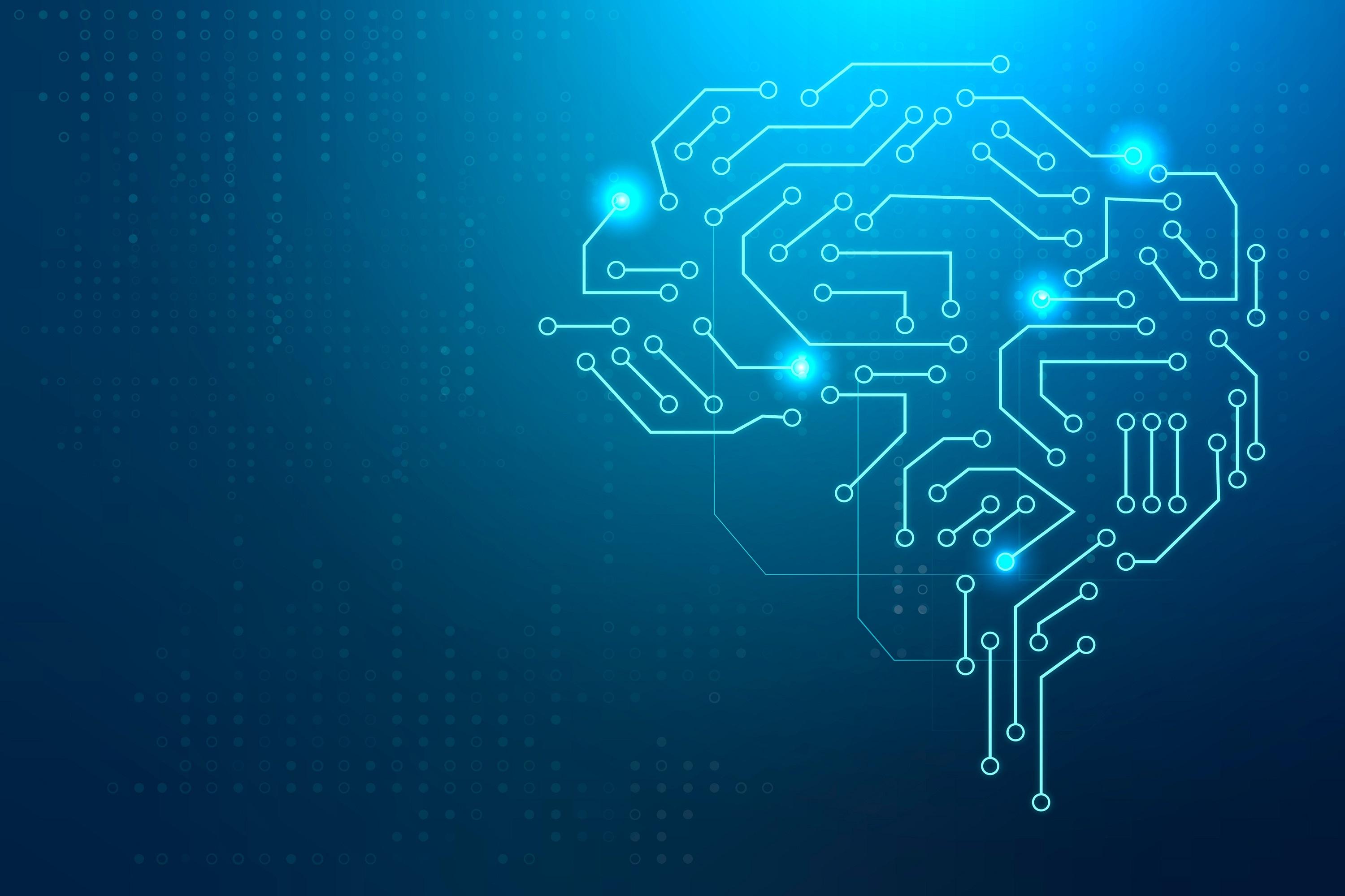 Visuel évoquant l'intelligence artificielle