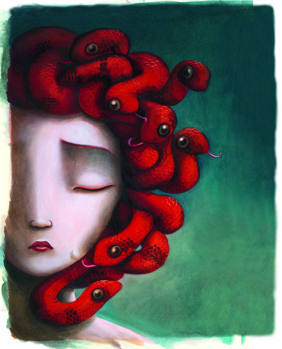 Illustration de Méduse par Benjamin Lacombe