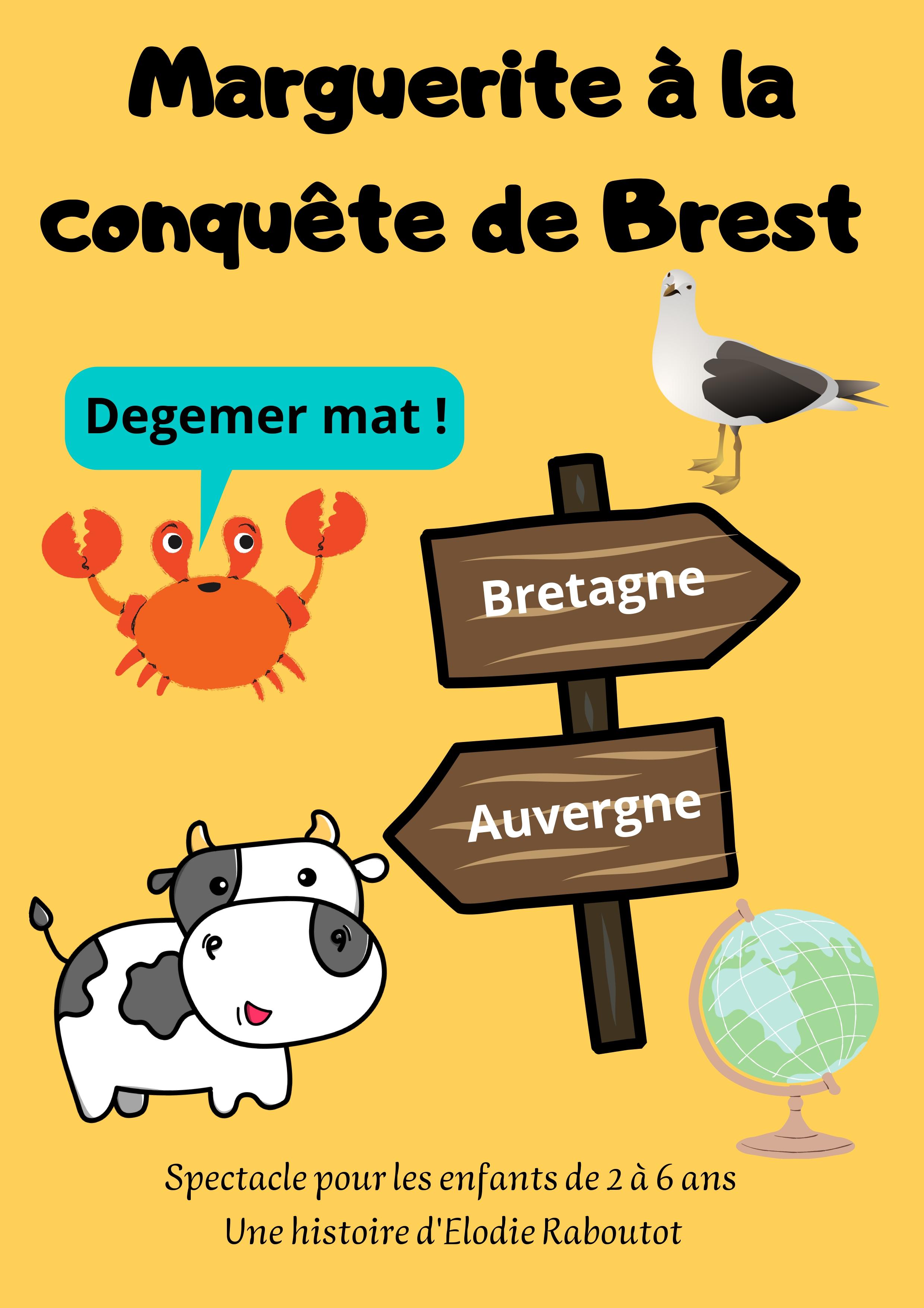 Marguerite à la conquête de Brest - Affiche