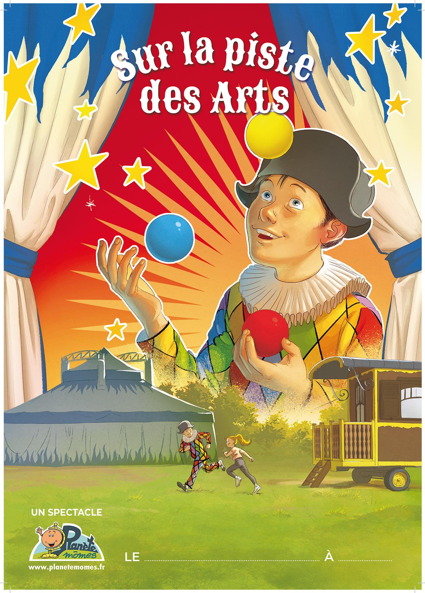 Sur la piste des arts - affiche