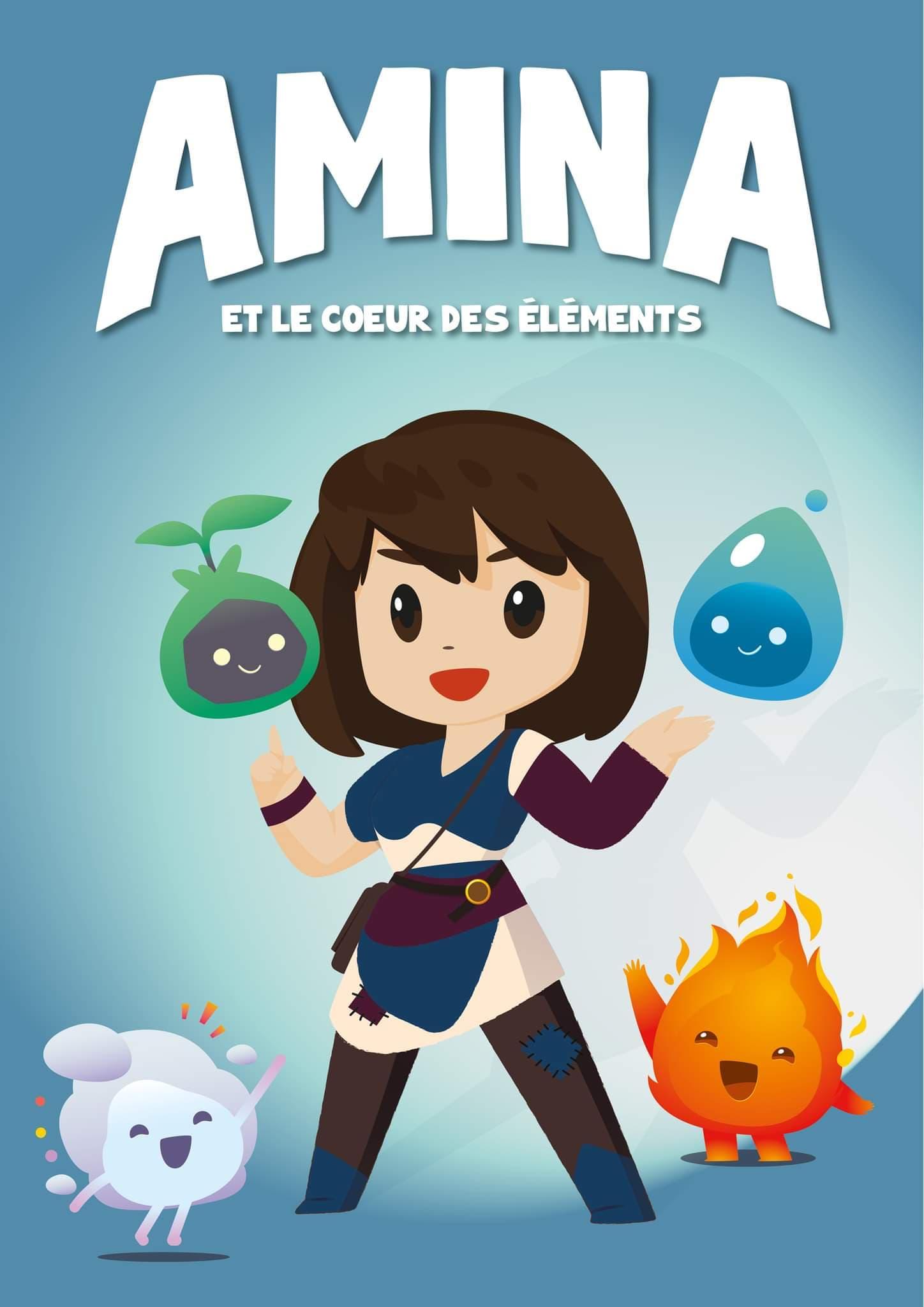 Amina et le coeur des éléments -affiche