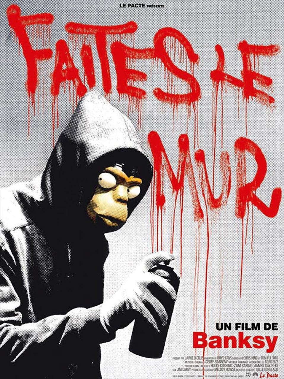 Projections "Faites le mur !" - par Banksy