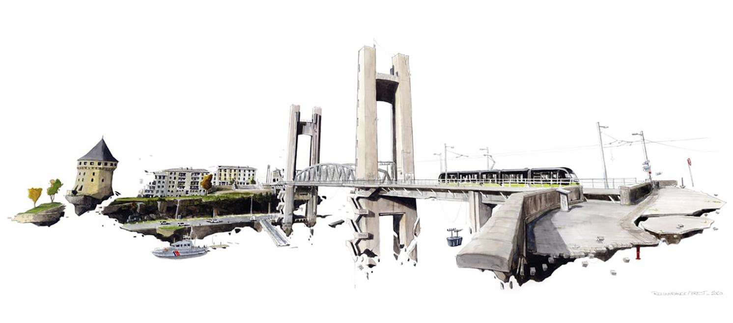 Performance Street Art, par Wen2 - Exposition Brest-Dresde