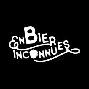 Logo en bières inconnues blanc