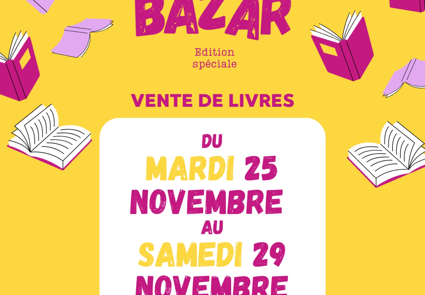 Vente de livres