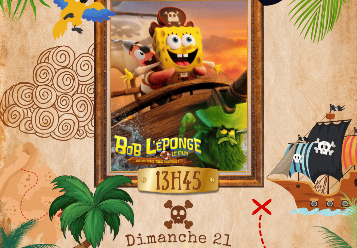 Avant-première "Bob l'éponge : un pour tous, tous pirates !"