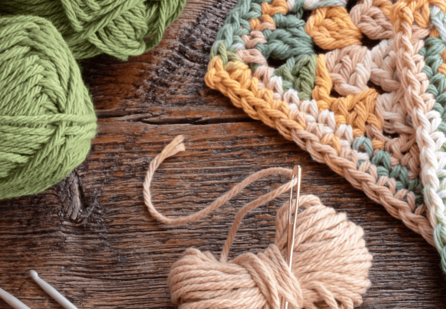 Atelier tricot et crochet avec Martine et Mauricette